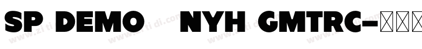 SP DEMO   Nyh Gmtrc字体转换